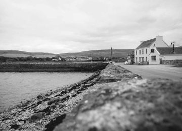 View of Monks Ballyvaughan Seafood Restaurant & Bar, Co Clare from the road.
